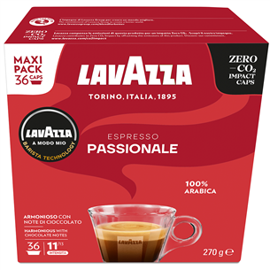 Kavos kapsulės Lavazza A Modo Mio Passionale, 36 vnt. 8000070086807
