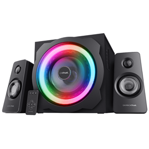 Trust GXT 629 Tytan, 2.1, RGB, black - PC Speakers