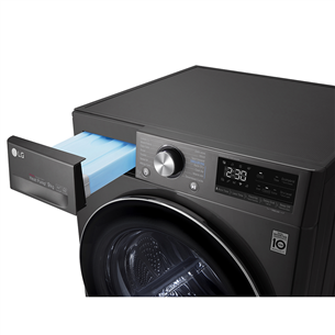 LG, 9 kg, depth 66 cm, black - Clothes Dryer