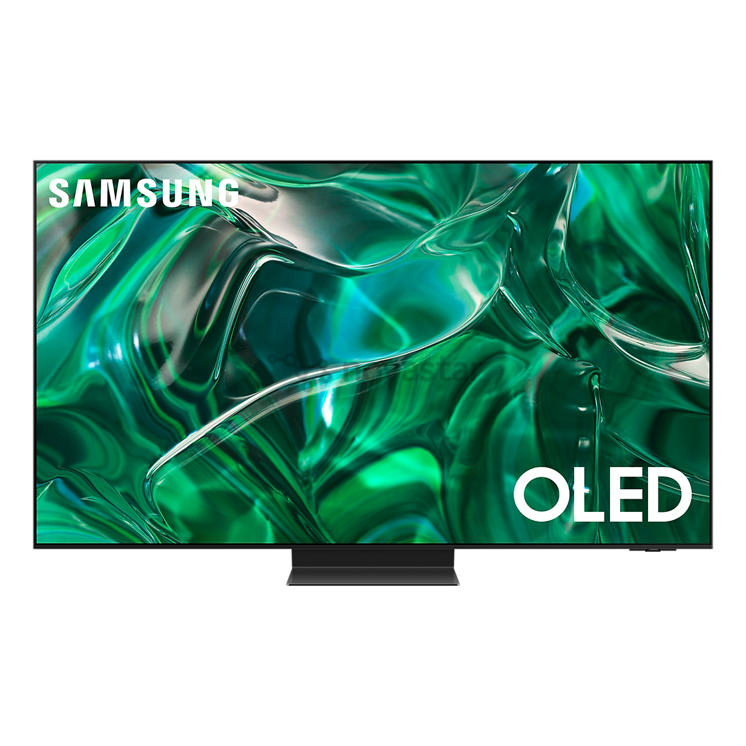 Samsung S95C, 77", 4K UHD, OLED, central stand, black - TV