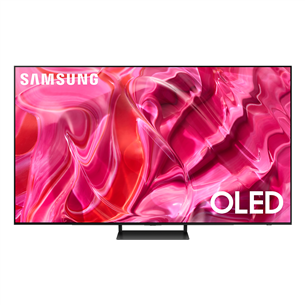 Samsung S90C, 65", 4K UHD, OLED, центральная подставка, черный - Телевизор