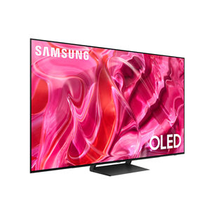 Samsung S90C, 65", 4K UHD, OLED, центральная подставка, черный - Телевизор