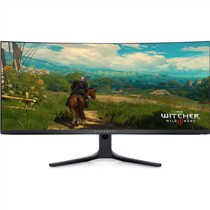 Dell Alienware AW3423DWF, curved, 34", UWQHD, 165 Hz, OLED, black - Monitor