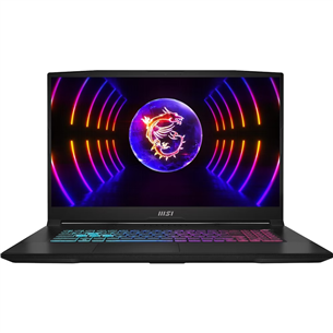 MSI Katana 17 B12V, 17,3'', FHD, 144 Гц, i7, 16 ГБ, 1 ТБ, RTX 4070, черный - Ноутбук KATANA17-B12VGK-013N