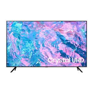 Samsung Crystal CU7102, 85'', Ultra HD, LED LCD, feet stand, black - TV