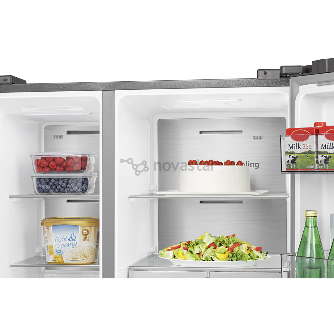 Hisense, No Frost, vanduo ir ledukai, talpa 632 L, aukštis 179 cm - Šaldytuvas