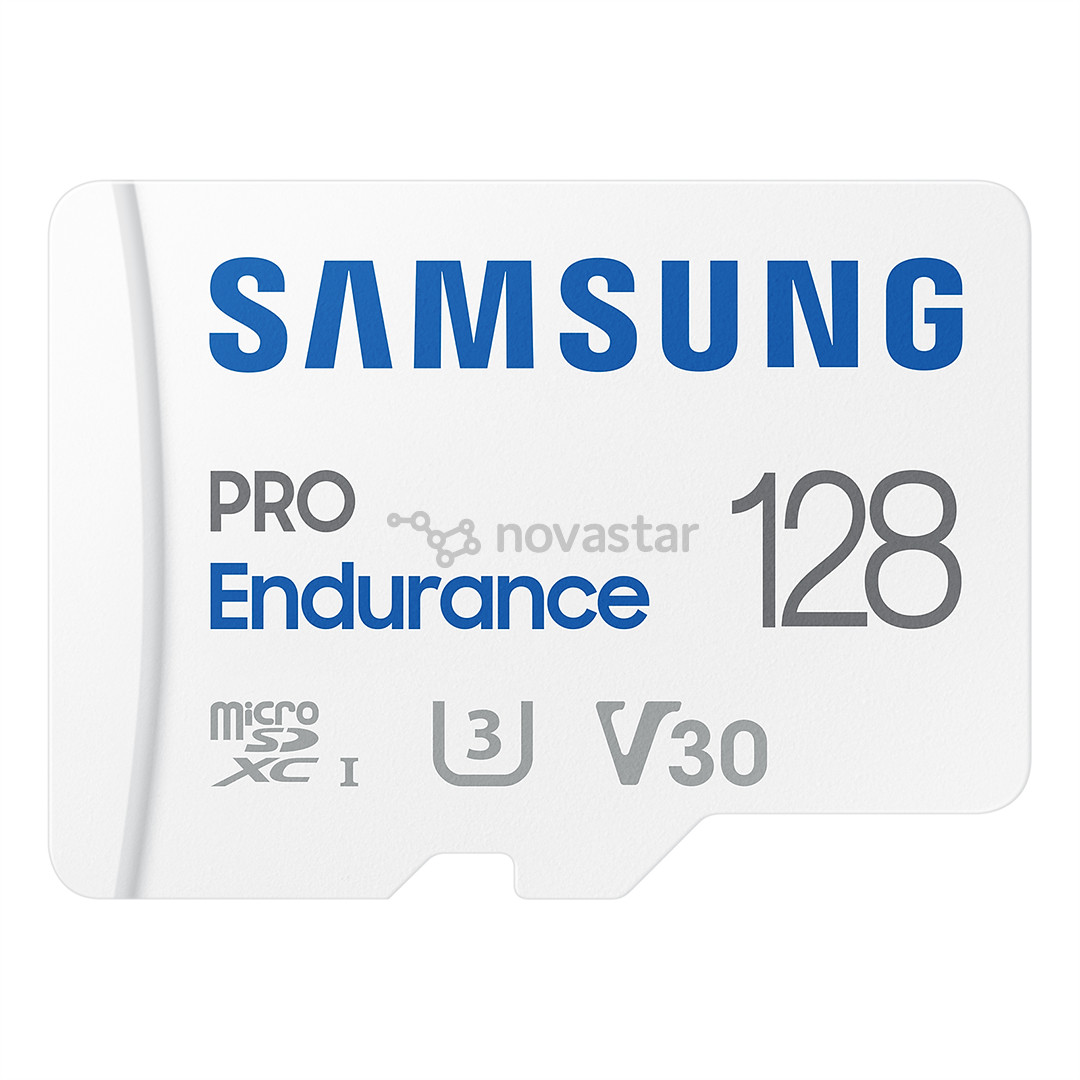 Samsung PRO Endurance, microSDXC + SD-адаптер, 128 ГБ, белый - Карта памяти