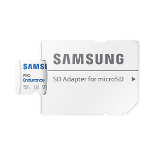 Atminties kortelė Samsung PRO Endurance, microSDXC + SD adapter, 256 GB