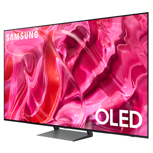 Samsung S92C, 65", Ultra HD, OLED, центральная подставка, темно-серый - Телевизор