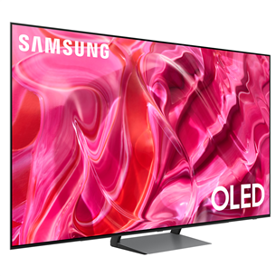 Samsung S92C, 65", Ultra HD, OLED, центральная подставка, темно-серый - Телевизор