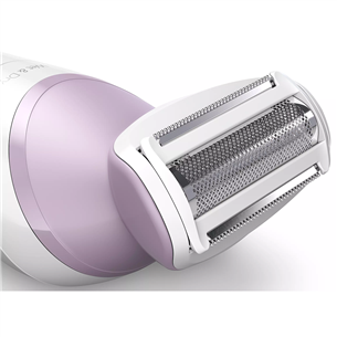 Philips Lady Shaver Series 6000, wet & dry, white/lilac - Cordless shaver