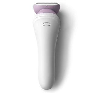 Philips Lady Shaver Series 6000, сухое и влажное использование, белый/сиреневый - Беспроводная бритва