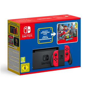 Žaidimų konsolė Nintendo Switch Mario Odyssey komplektas 045496453619