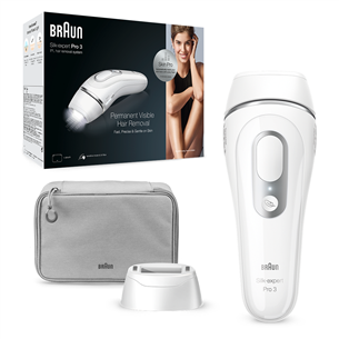 Braun Silk-expert Pro 3 IPL, white - IPL Hair Removal