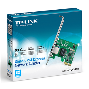 Tinklo plokštė TP-Link TG-3468, PCI Express, Gigabit