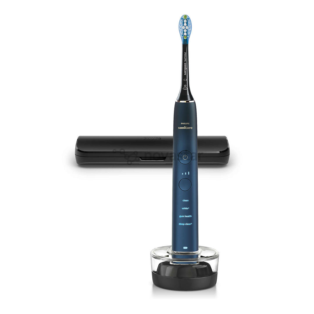 Philips Sonicare DiamondClean 9000, mėlynas - Elektrinis dantų šepetėlis