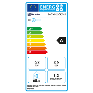 Oro kondicionierius Electrolux EACM-12CK/N6