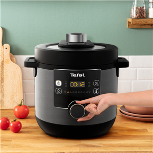 Tefal Turbo Cuisine & Fry, 1200 Вт, черный - Мультиварка-скороварка