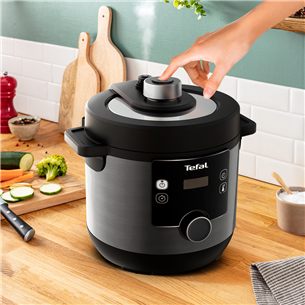 Tefal Turbo Cuisine & Fry, 1200 Вт, черный - Мультиварка-скороварка