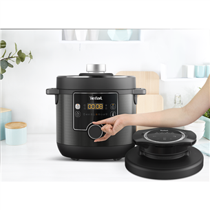 Tefal Turbo Cuisine & Fry, 1200 W, black - Pressure cooker