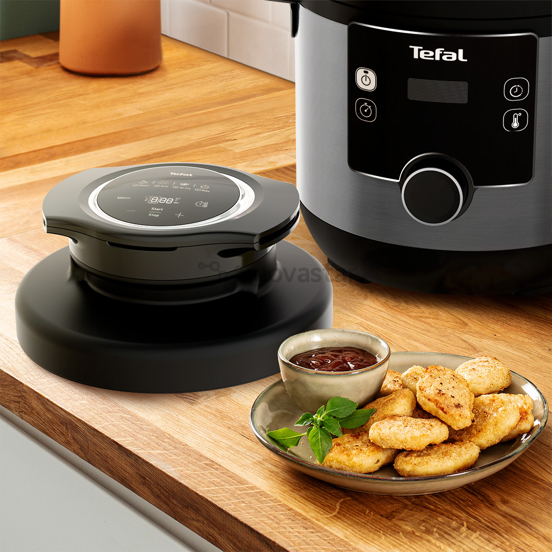 Tefal Turbo Cuisine & Fry, 1200 Вт, черный - Мультиварка-скороварка