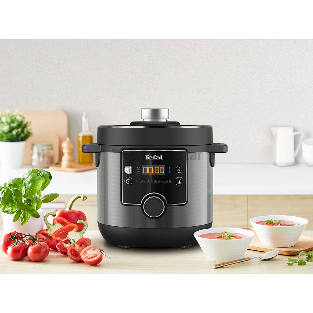 Tefal Turbo Cuisine & Fry, 1200 Вт, черный - Мультиварка-скороварка
