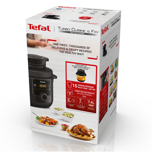 Multifunkcinis puodas Tefal Turbo Cuisine & Fry, 1200 W