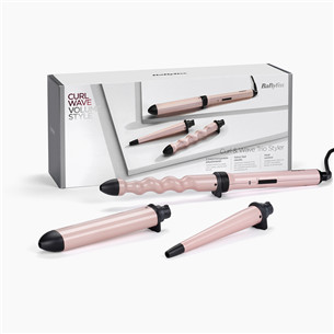 BaByliss Curl & Wave, interchangeable accessories, rose - Multi styler