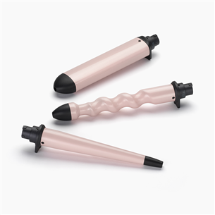 BaByliss Curl & Wave, interchangeable accessories, rose - Multi styler