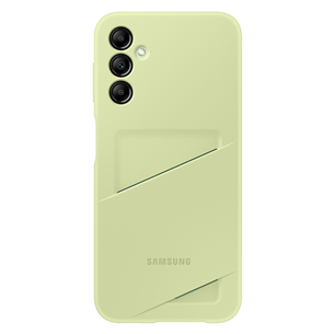 Samsung Card Slot Cover, Galaxy A14, с карманом для карты, светло-зеленый - Чехол
