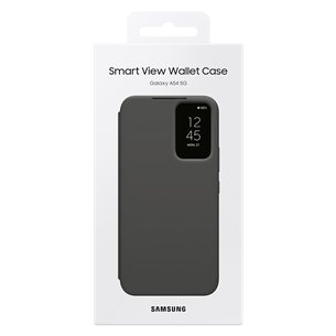 Dėklas Samsung Smart View Wallet, Galaxy A54, black
