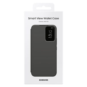 Samsung Smart View Wallet, Galaxy A54, черный - Чехол