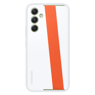 Dėklas Samsung Silicone Haze Grip Case, Galaxy A54, white