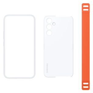 Dėklas Samsung Silicone Haze Grip Case, Galaxy A54, white