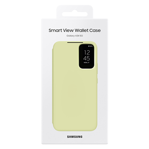 Dėklas Samsung Smart View Wallet, Galaxy A34, light green