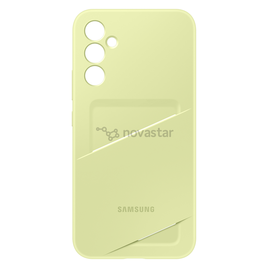 Samsung Card Slot Cover, Galaxy A34, с карманом для карты, светло-зеленый - Чехол