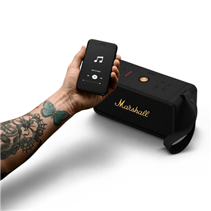 Marshall Middleton, black/gold - Portable speaker