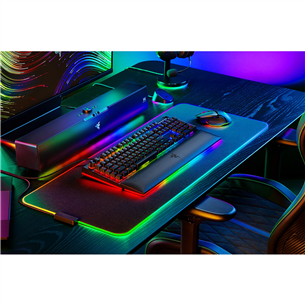 Razer BlackWidow V4 Pro, Green Switch, механическая, US, черный - Клавиатура