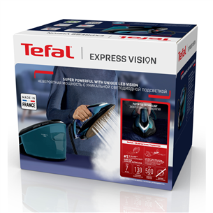Tefal Express Vision, 2800 Вт, голубой - Гладильная система