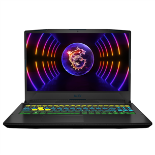 MSI Crosshair 17 C12VG, 17,3'', FHD, 300 Гц, i7, 16 ГБ, 1 ТБ, RTX 4070, ENG, серый - Ноутбук