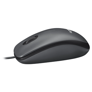 Pelė Logitech M90, optical, gray