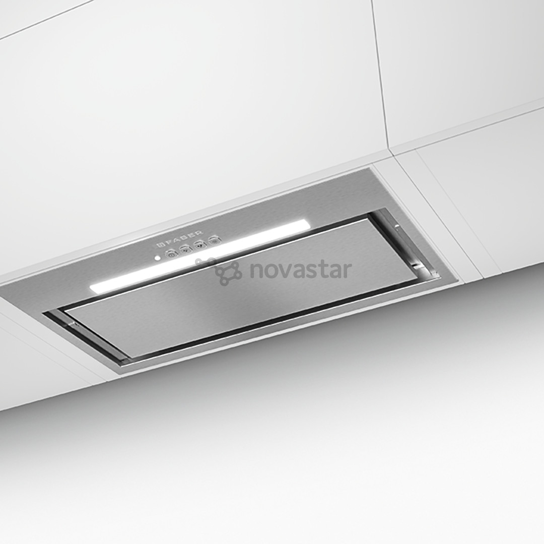 Faber INKA LUX EVO X A52, 620 м³/ч, нерж. сталь - Интегрируемая вытяжка