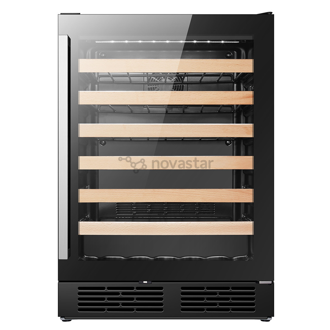 Hisense, capacity: up to 54 bottles, black - Wine cooler