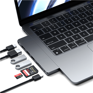 Satechi Pro Hub Slim, space gray - USB hub
