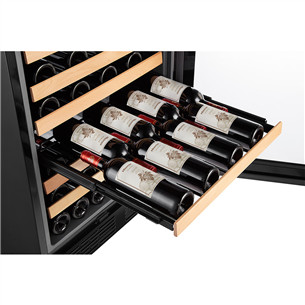 Hisense, capacity: up to 54 bottles, black - Wine cooler