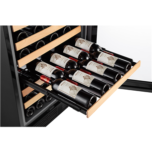 Hisense, capacity: up to 54 bottles, black - Wine cooler