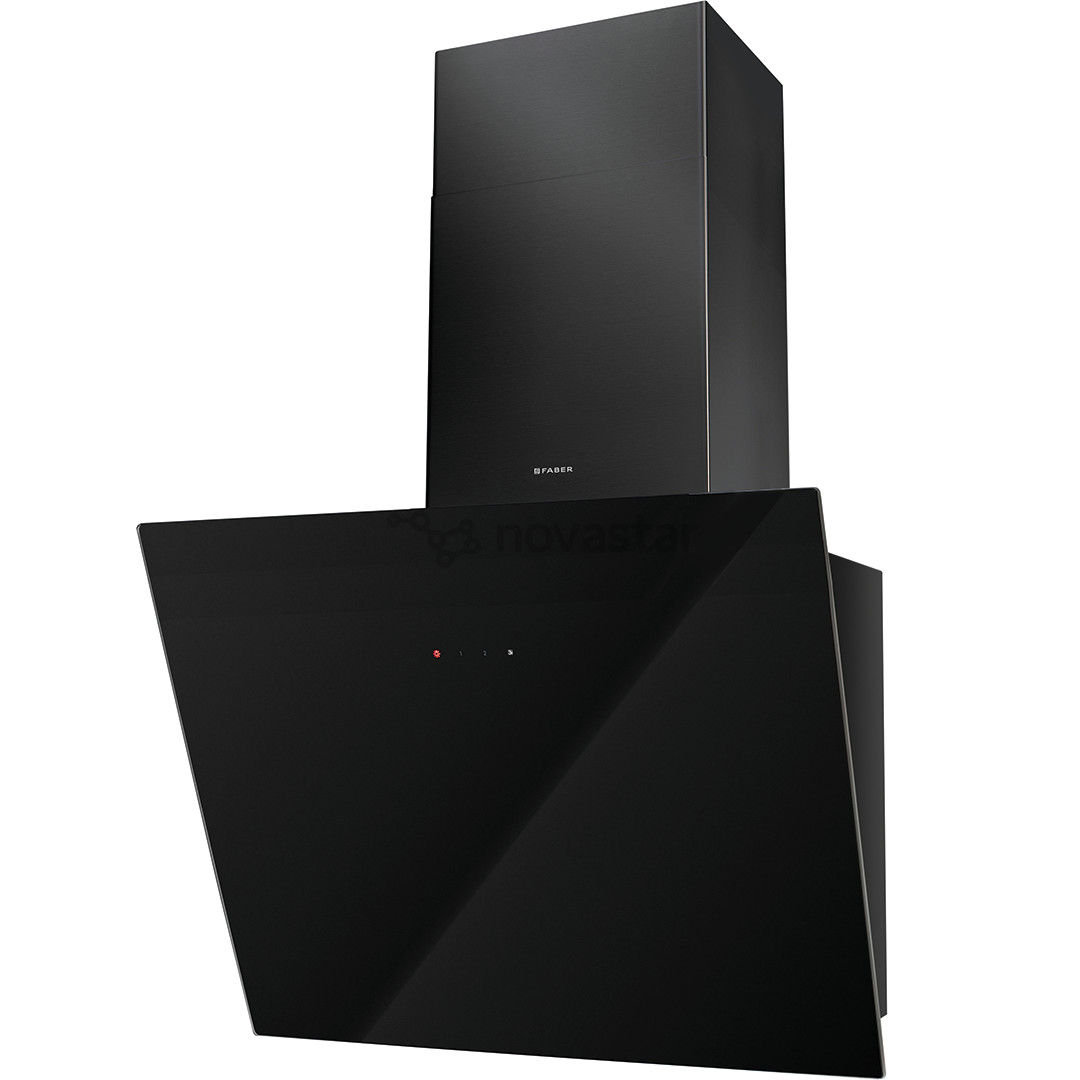 Faber TWEET EV8 LED BK A55, 710 м³/ч, черный - Вытяжка