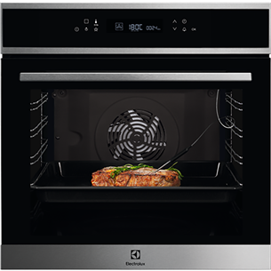 Electrolux SenseCook 700, 72 L, black/inox - Built-In Oven EOE7C31X