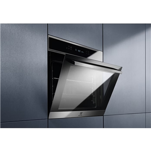 Electrolux SenseCook 700, 72 L, black/inox - Built-In Oven
