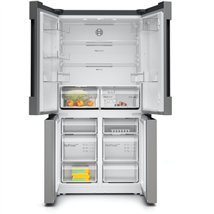 Bosch Series 6, No Frost, 605 L, 183 cm, stainless steel - SBS-Refrigerator